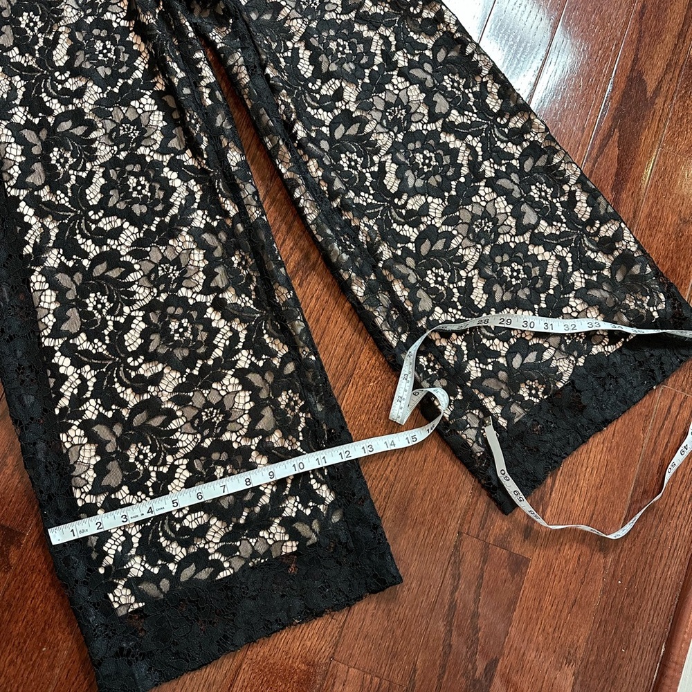 Julia Jordan Elegant Black Lace Jumpsuit - Picture 16 of 16